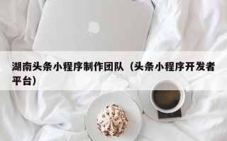 沁阳湖南头条小程序制作团队（头条小程序开发者平台）